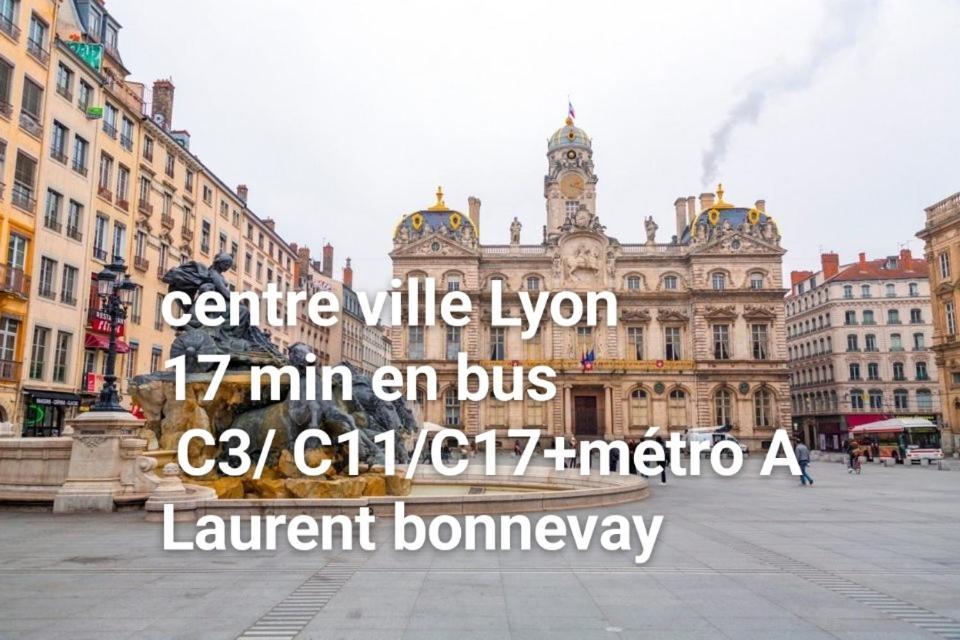 Medipole T2 Avec Un Garage Gratuit Sur Place, 16Min A Centre Ville Lyon En Metro A Villeurbanne Exterior photo